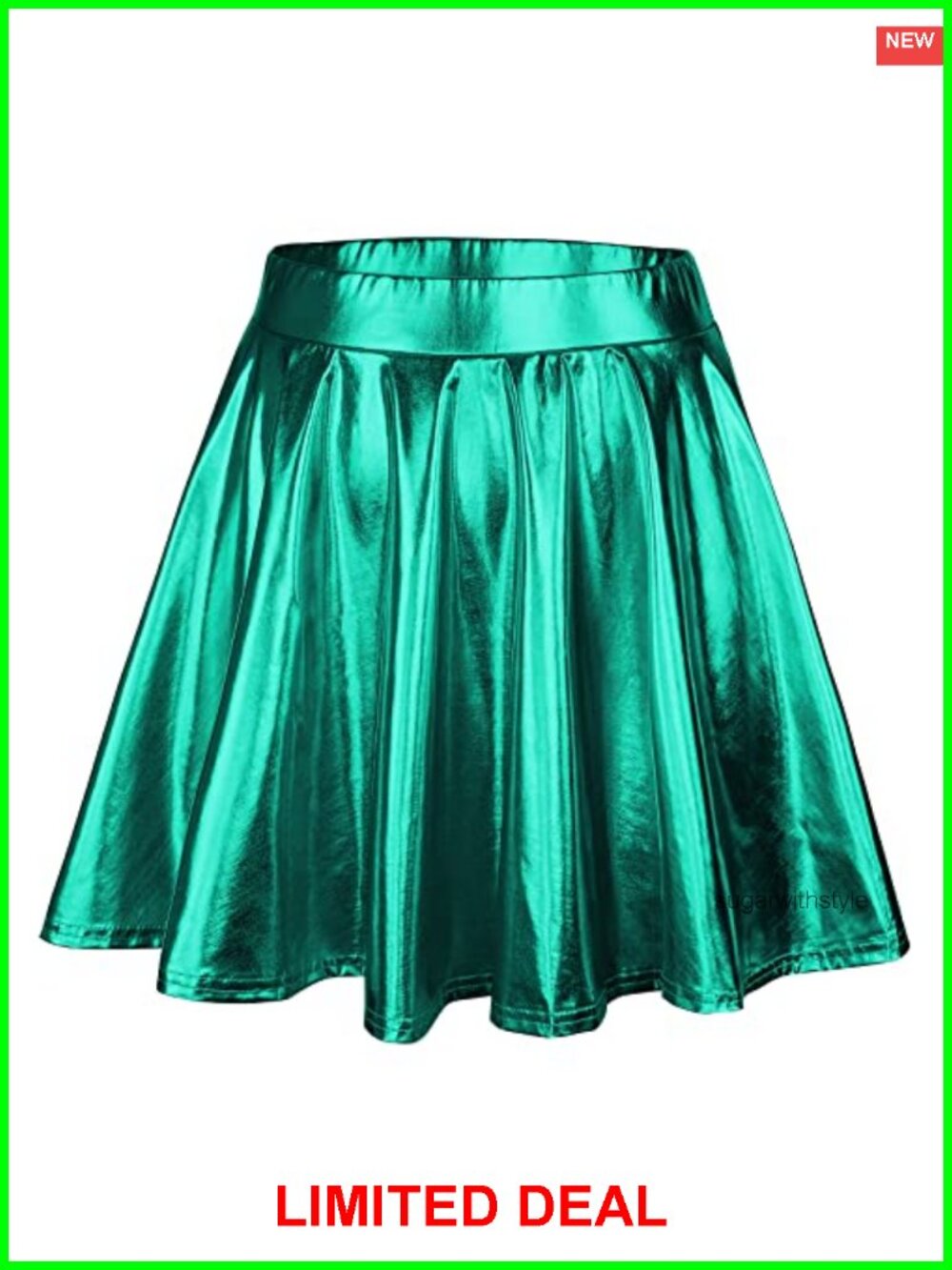 Womens High Waisted Pleated Flared Skater Mini Skirt Polyester Spandex Tennis
